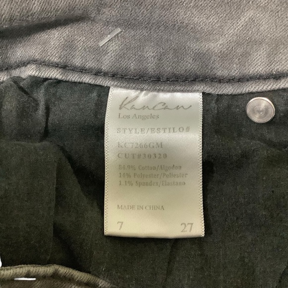 KanCan Jeans Sz 27 Kami High Rise Grey Skinny - Picture 3 of 7